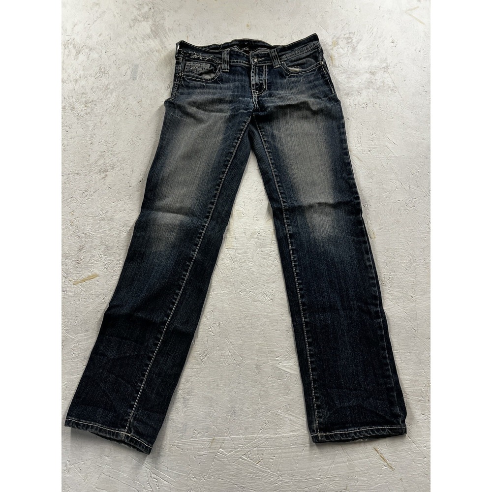 Angel Premium Woman's Jeans, Size 30 Skinny Embroidered Rear Pockets /0178